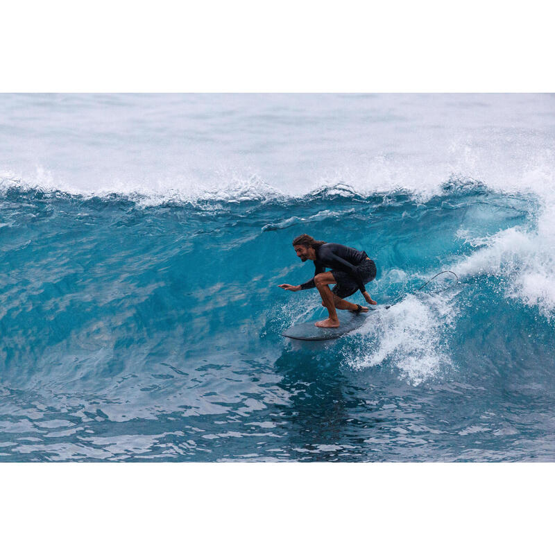Placă de surf fish 5'8 cu cutii Futures fără înotătoare Verde închis