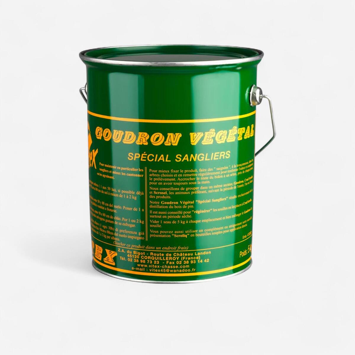 Goudron seau de 5 KG spécial sangliers