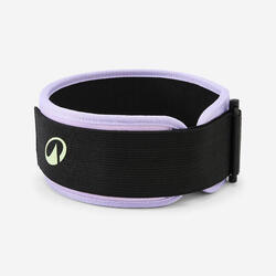 Ceinture d'haltérophilie avec boucle sécurisée, violet