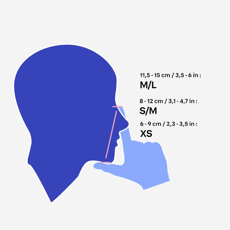 Easybreath+ Su Altı Keşif Maskesi - 10 Yaş Üzeri - Mavi