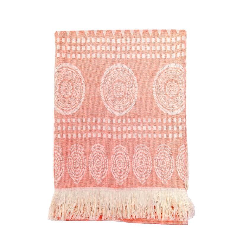 PROSOP PLAJA 90X170 CM ROZ CORAL MANDALA