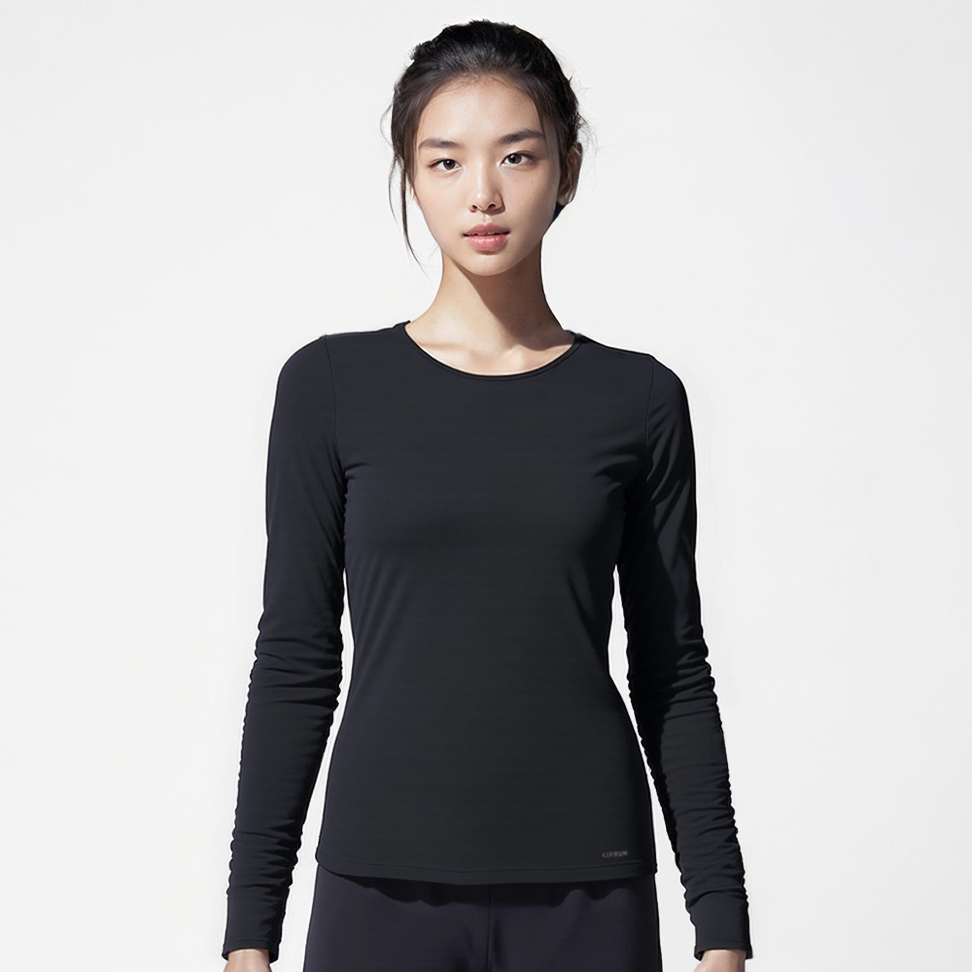 Women Long-Sleeved Sun Protect Running T-Shirt White