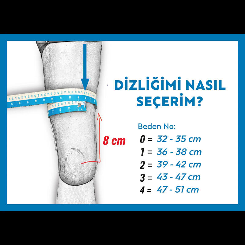 Voleybol Dizliği - Siyah - VKP100