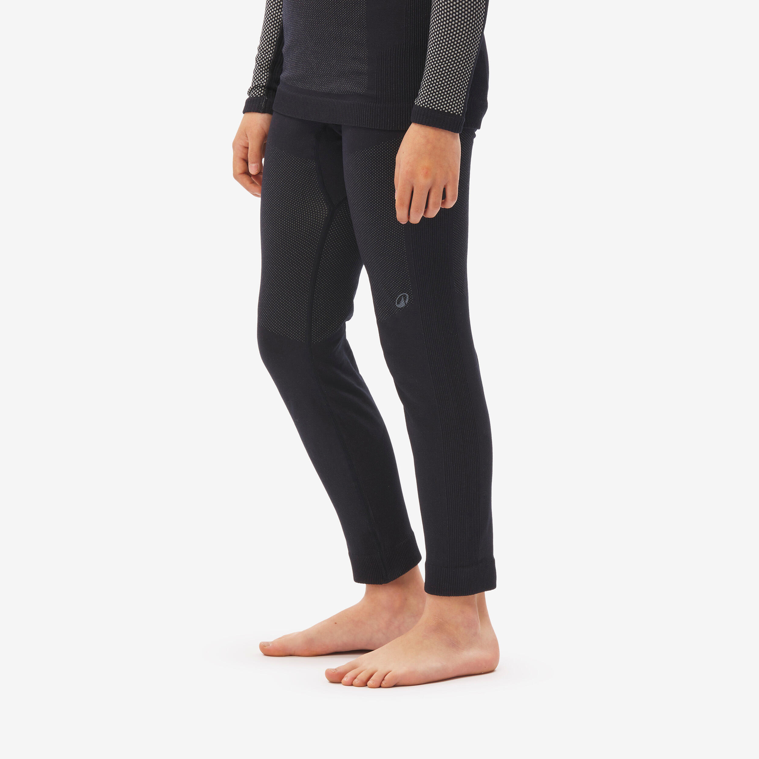 Kids’ Seamless Thermal Tights, BL 900 Age 5-15 - QUECHUA
