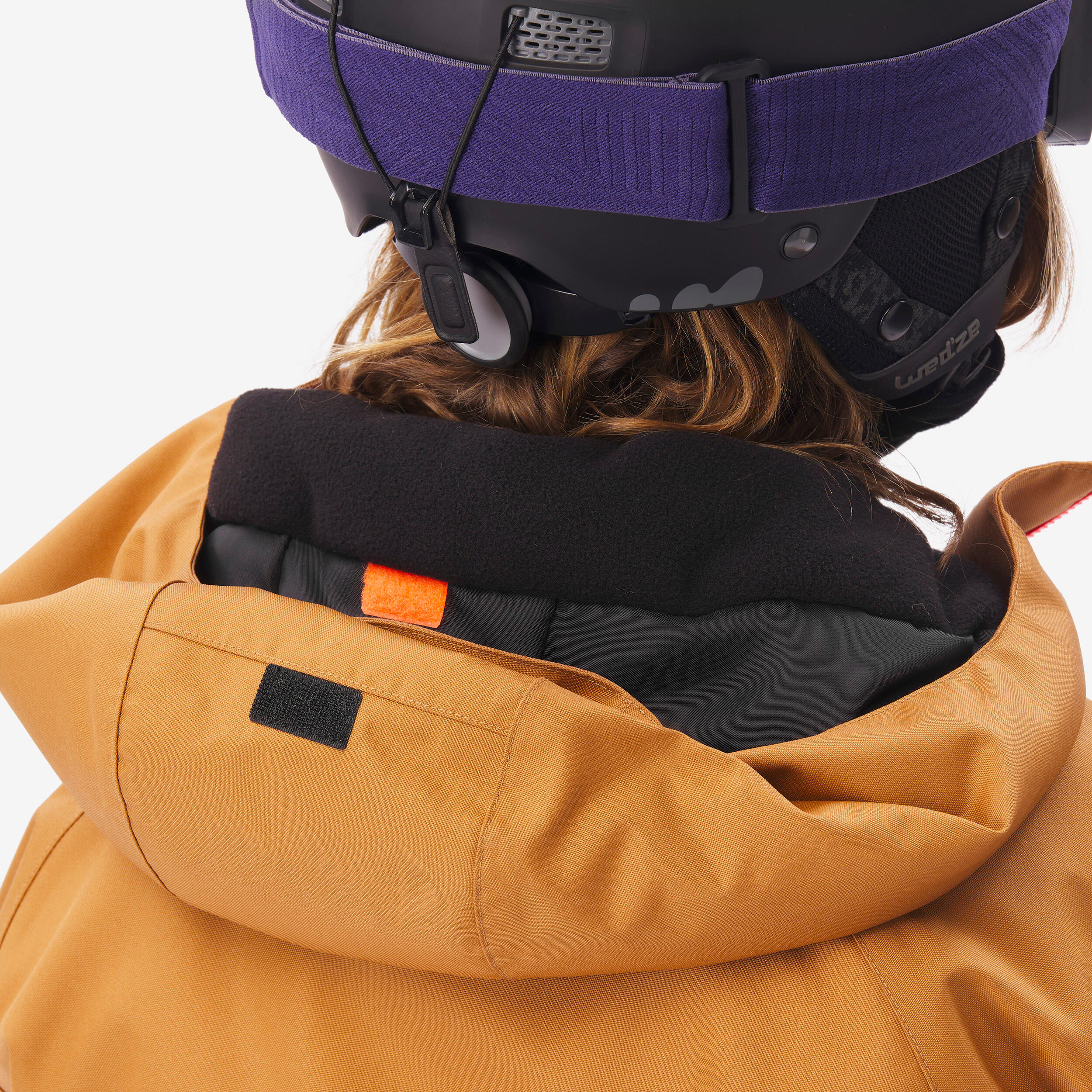 Snowboardjacke Ziprotec Kinder 6-10 Jahre, SNB500 camel 16/16