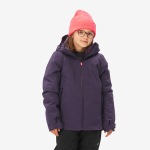 Chaqueta esquí cálida e impermeable niña 8-14 años, 900 violeta