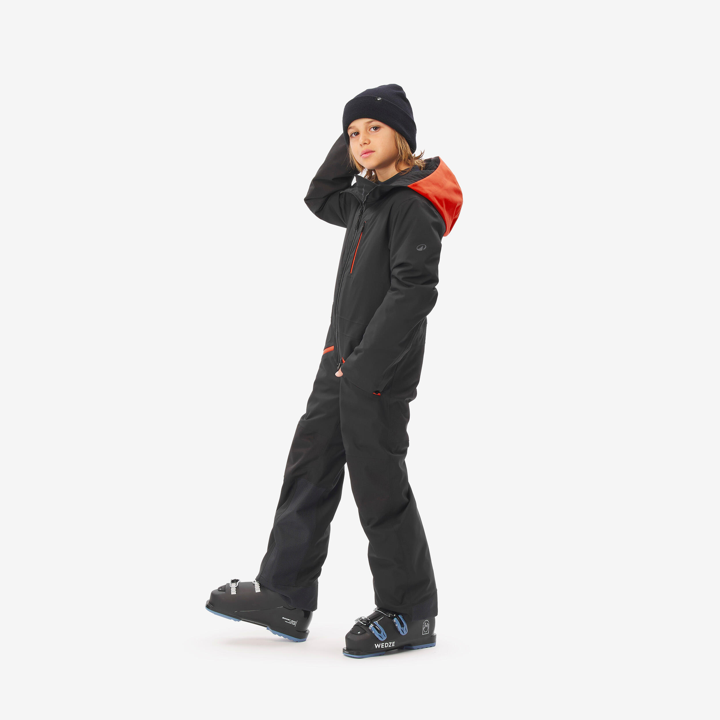 Combinaison de ski chaude et imperméable enfant 8-16 ans, 900 noir 2/11