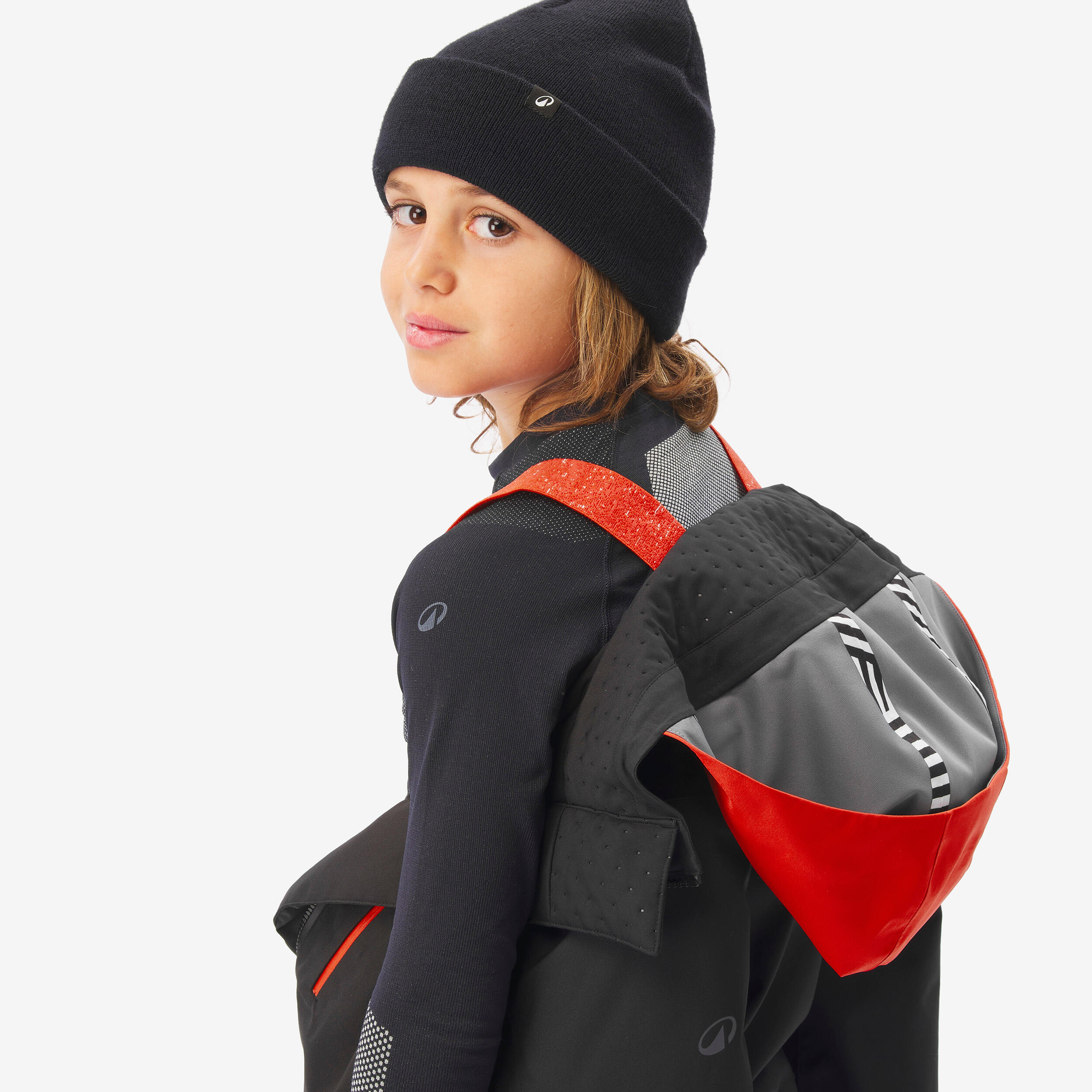 Combinaison de ski chaude et imperméable enfant 8-16 ans, 900 noir 10/11