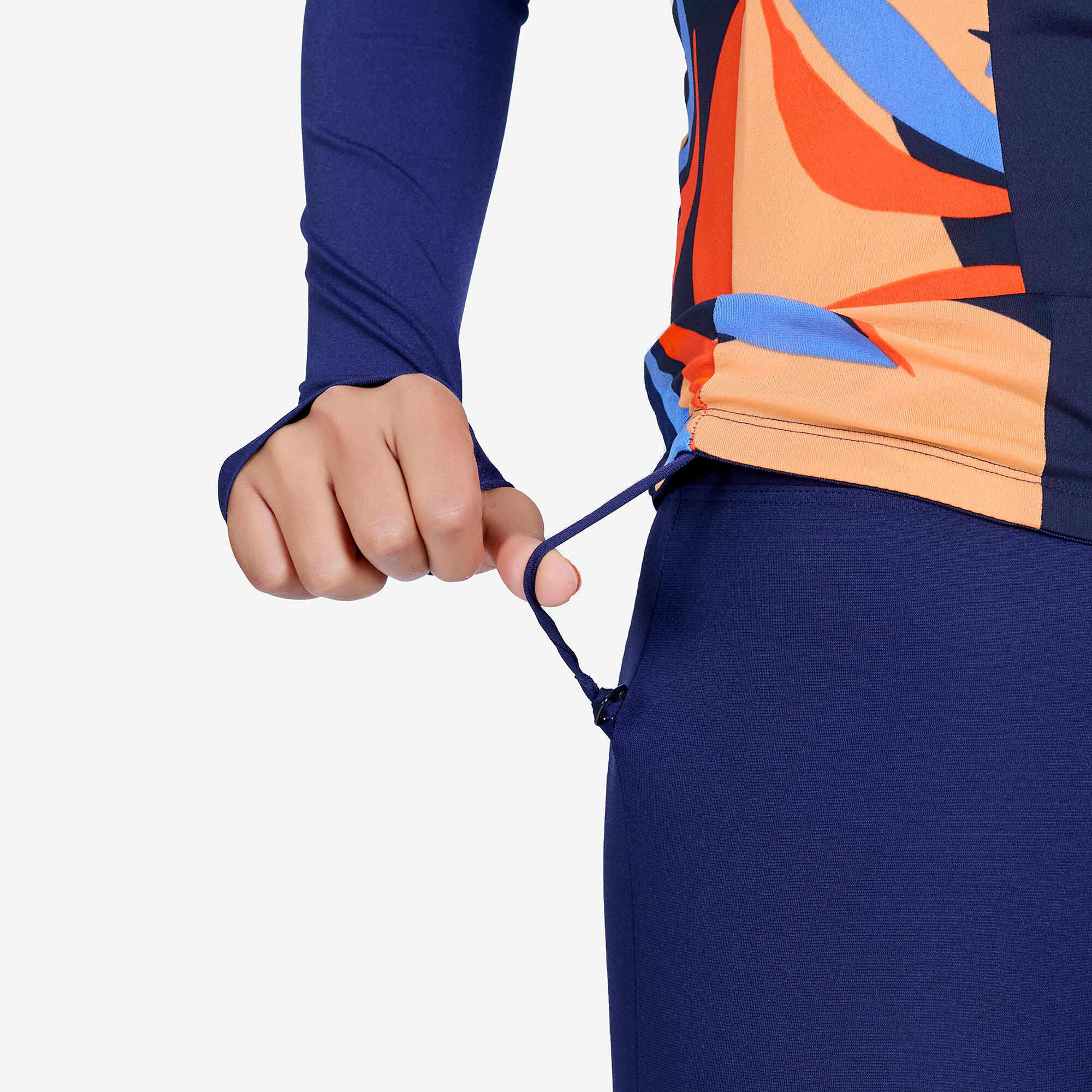 Women’s swimming top Una Pyva navy 11/19