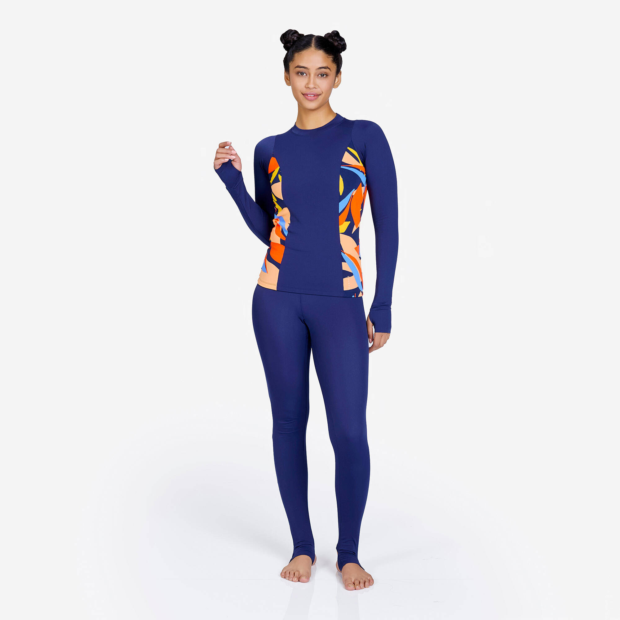 Women Swimming Top Una Pyva Comfortable & Lightweight Navy -  3