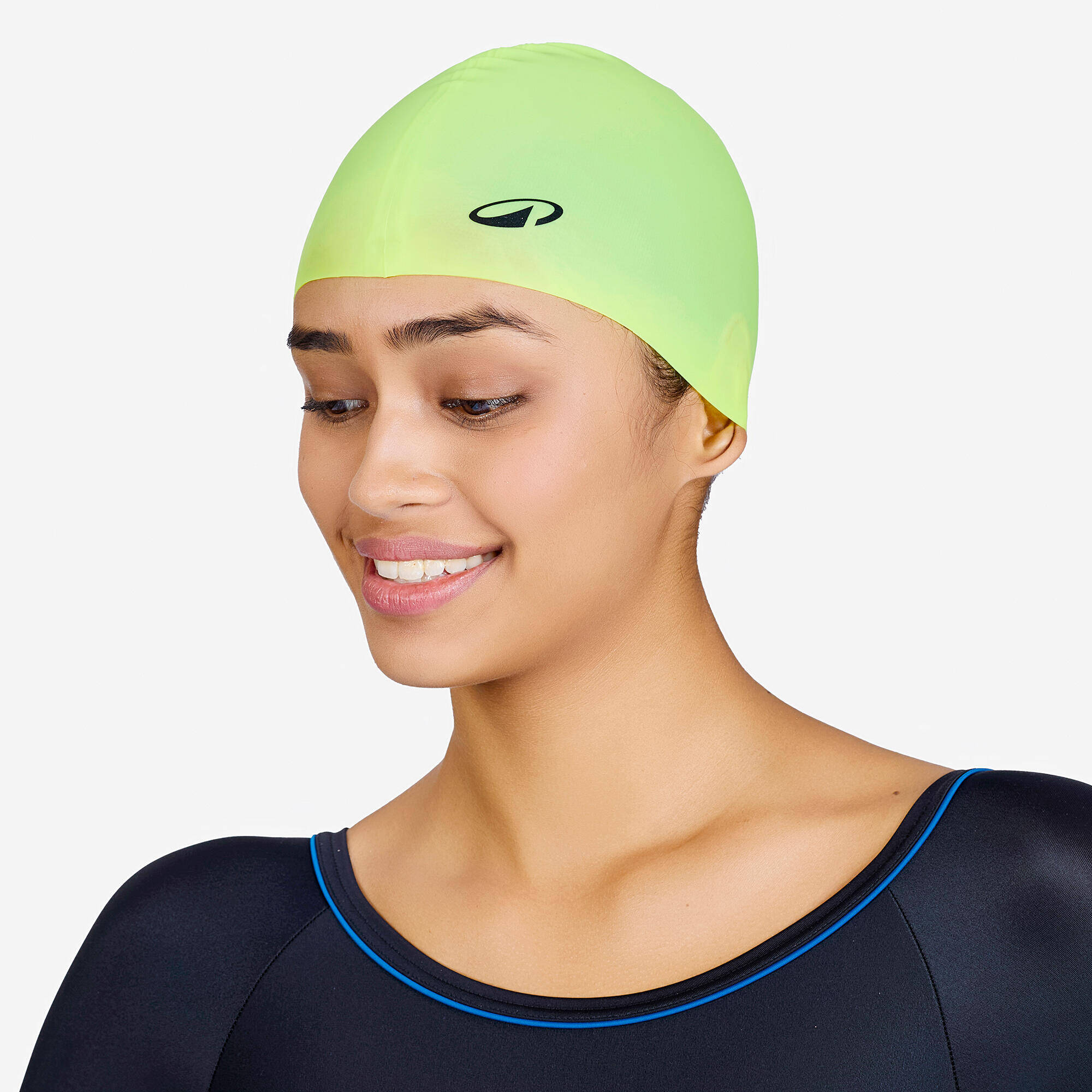 Silicone Swim Cap for Kids & Adults One Size (50-64 cm) - Yellow -  3