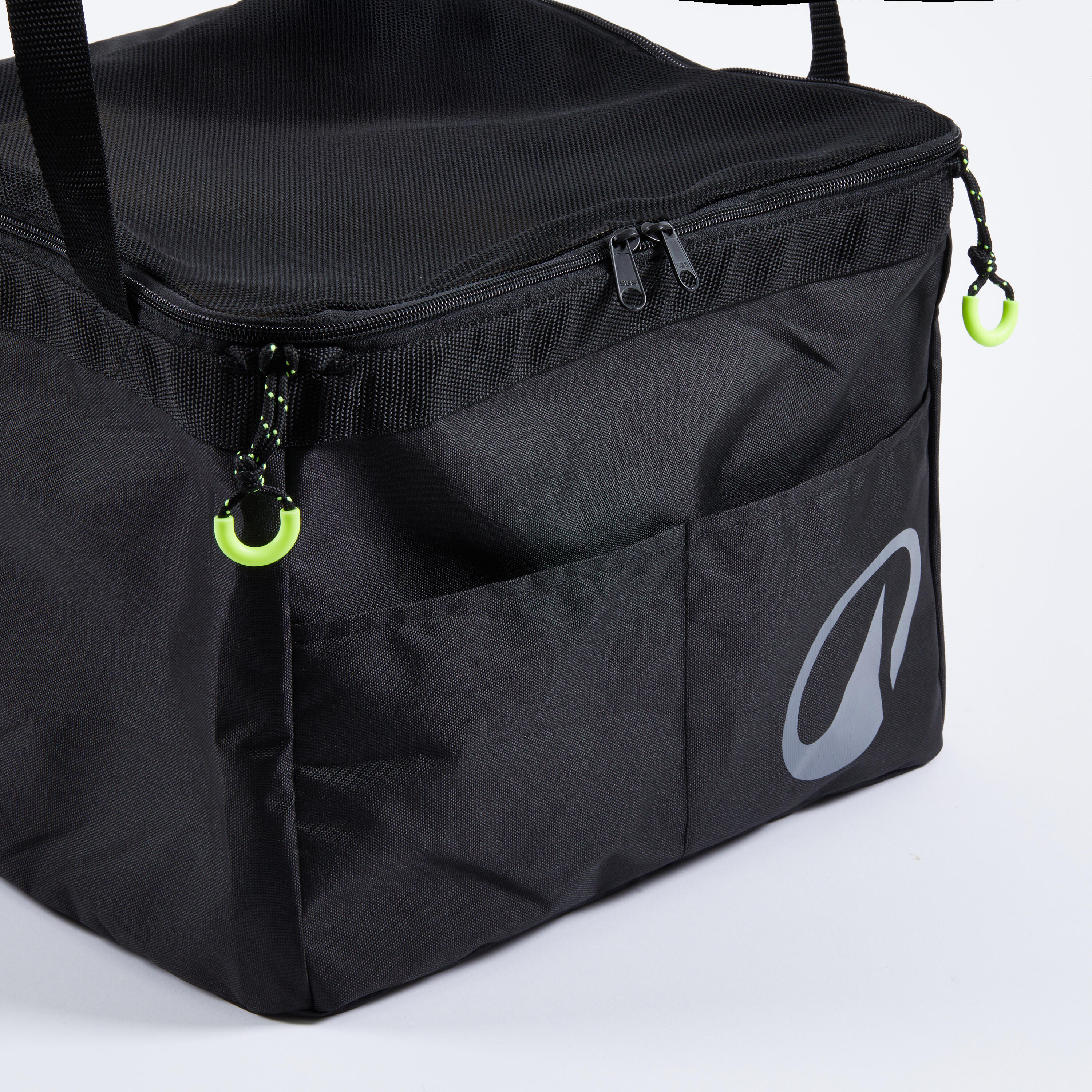 Sac pour panier de balles de tennis et padel 120 balles, noir 3/7