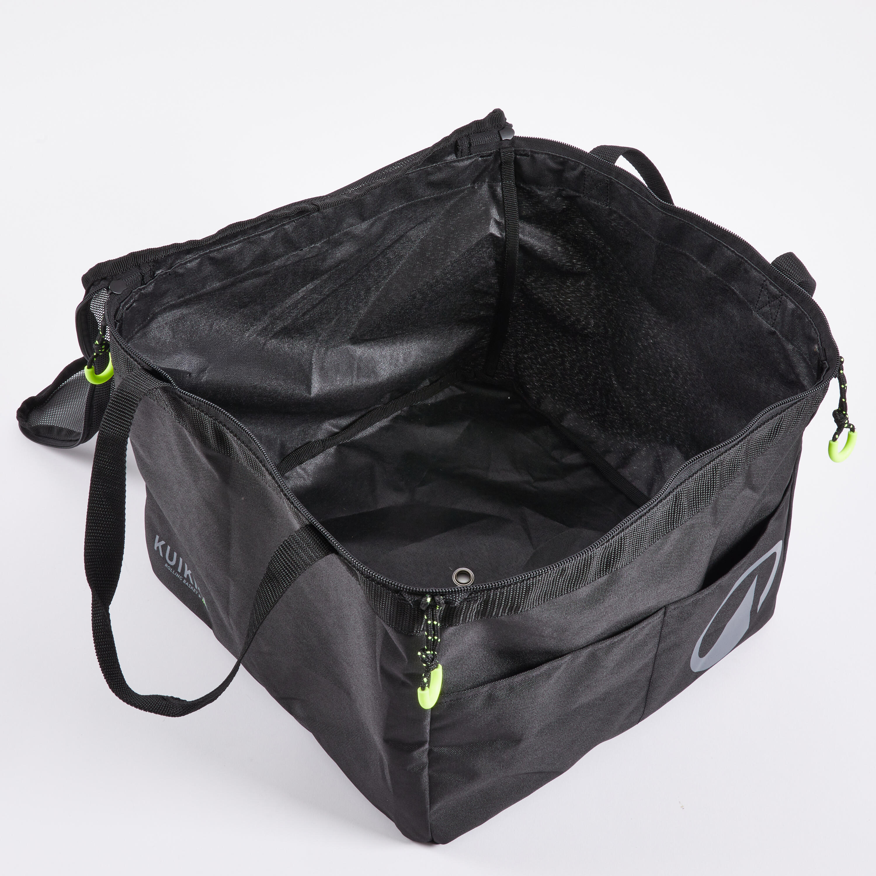 Sac pour panier de balles de tennis et padel 120 balles, noir 7/7