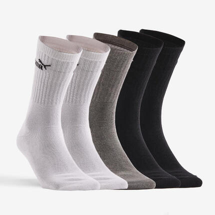 Chaussettes Puma coton hautes - lot de 5