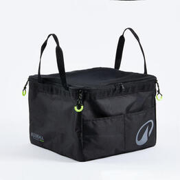 Sac pour panier de balles de tennis et padel 120 balles, noir
