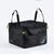 Sac pour panier de balles de tennis et padel 120 balles, noir
