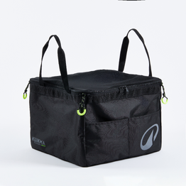 Sac pour panier de balles de tennis et padel 120 balles, noir