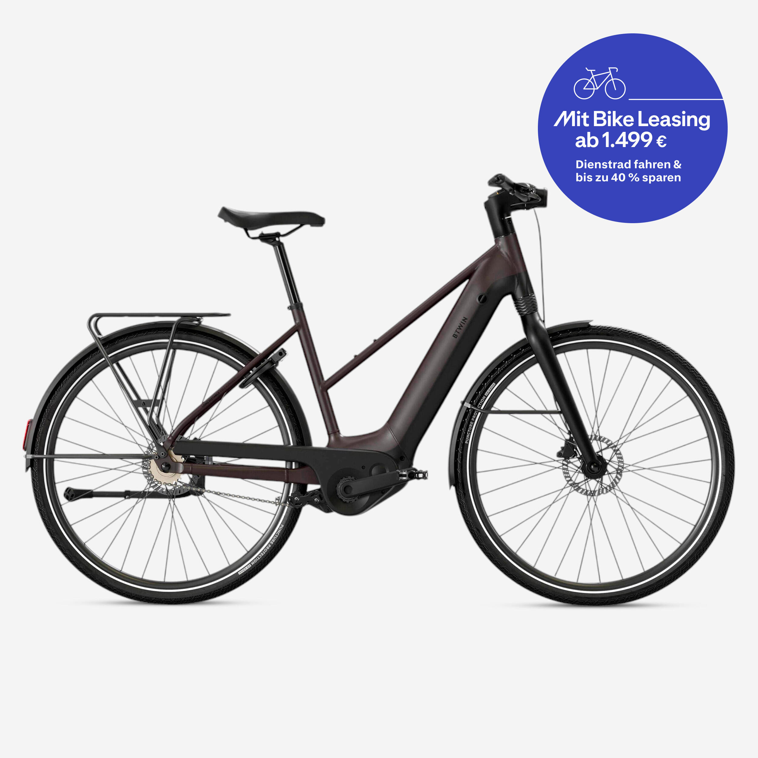 BTWIN E-Bike City 28 Zoll LD 920E Automatic Owuru LF 