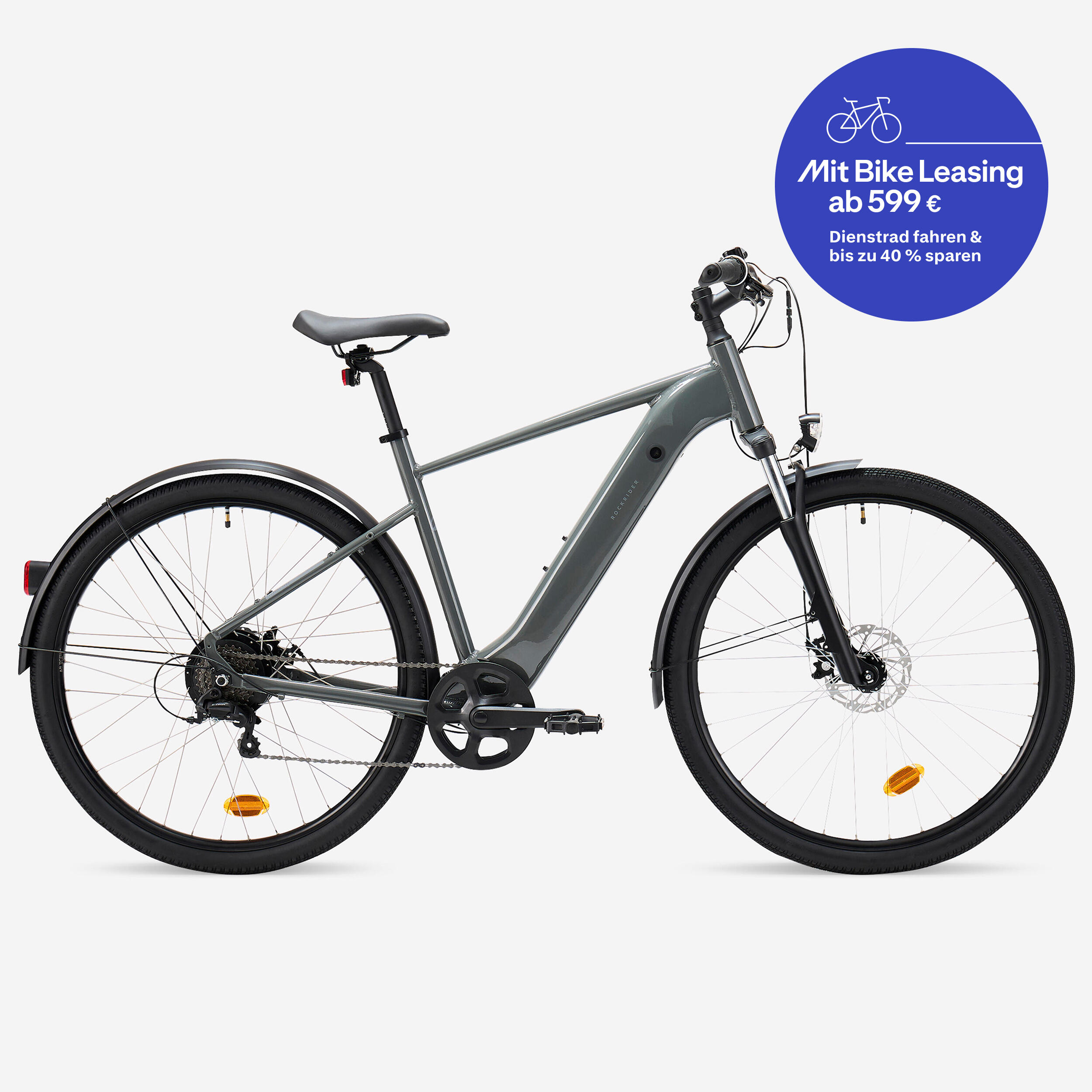 ROCKRIDER E-Bike Trekking SUV 28 Zoll E-ACTV 100 HF anthrazitgrau | 03608391781187 ROCKRIDER E-Bike Trekking SUV 28 Zoll E-ACTV 100 HF anthrazitgrau | 03608391781187