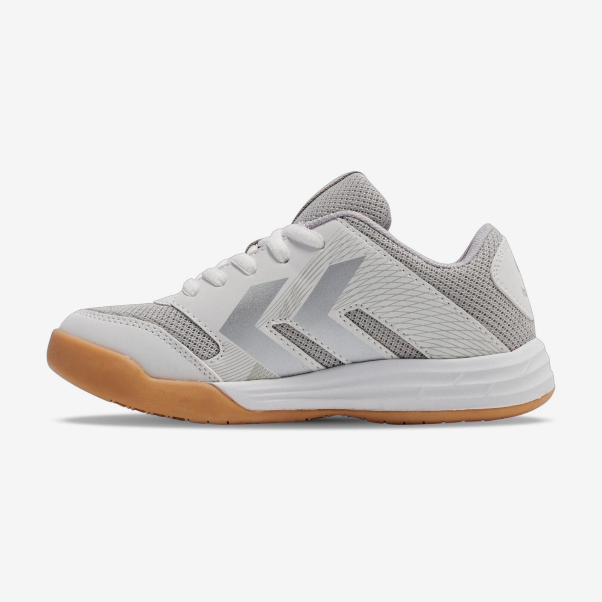 Scarpe pallamano bambino Hummel MULTIPLAY VC JR con lacci beige 7/7