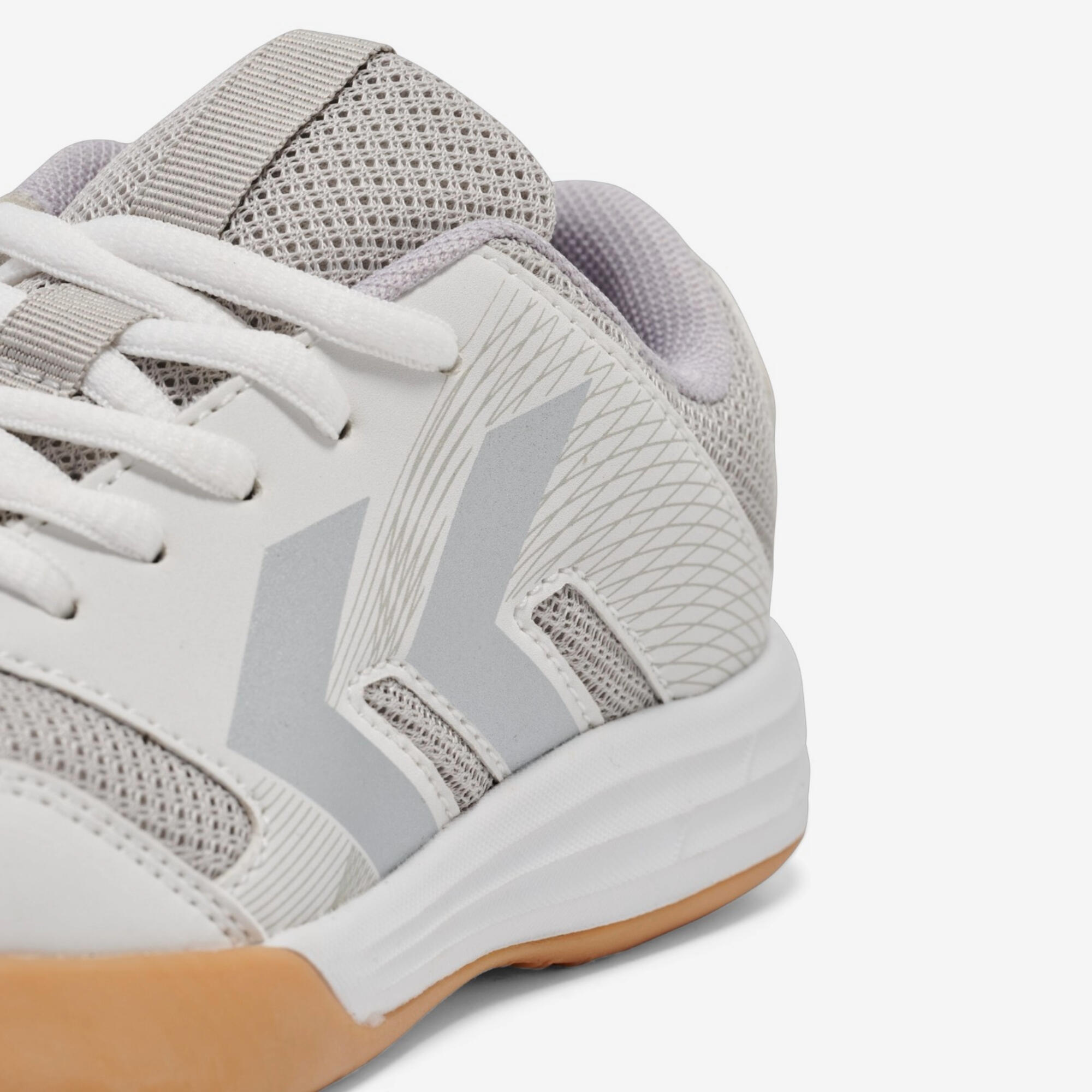 Scarpe pallamano bambino Hummel MULTIPLAY VC JR con lacci beige 5/7