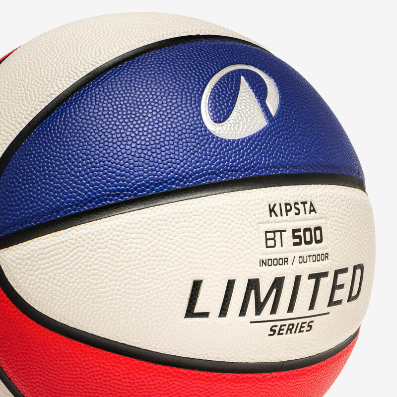 Minge de baschet mărimea 7 - CONTROL MATCH BT500 Albastru Roșu