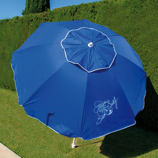 Ombrellone da mare Premium ventilato con base rinforzata 220 cm