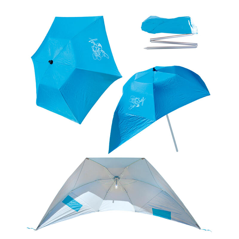 UMBRELA PLAJA MULTIFUNCTIONALA (UMBRELA/ADAPOST) 180 CM