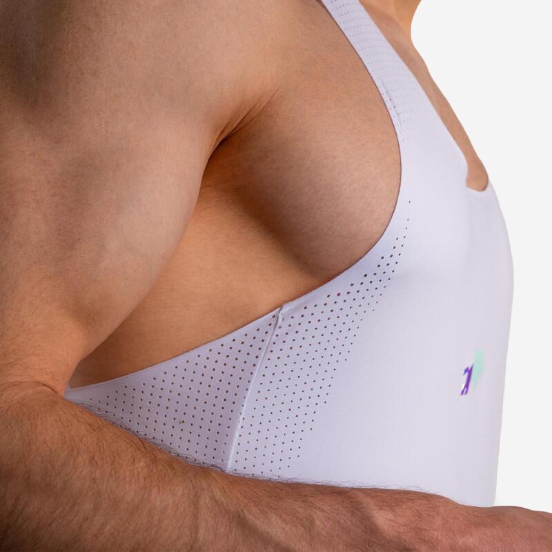 Tank top DZIK® PRO RUN biały