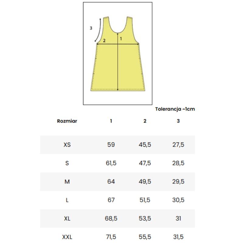 Tank top DZIK® PRO RUN biały