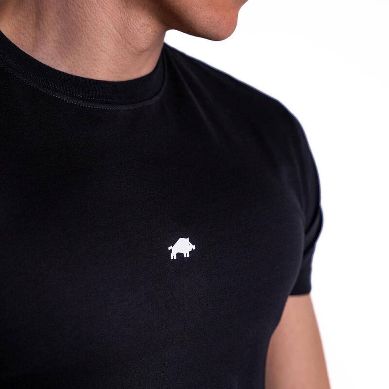 Koszulka regular basic DZIK® czarna