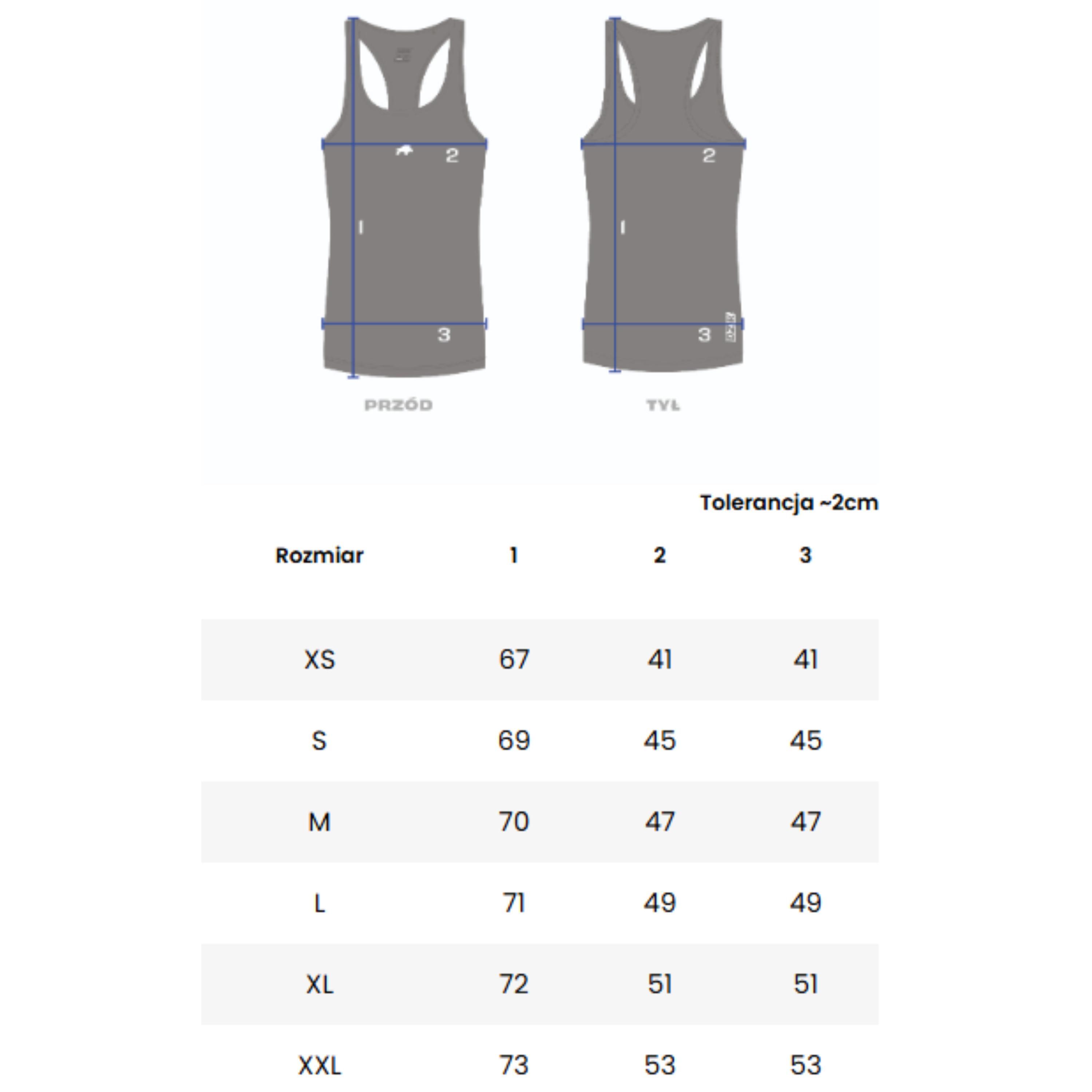 Tank top slim DZIK® biały 5/5