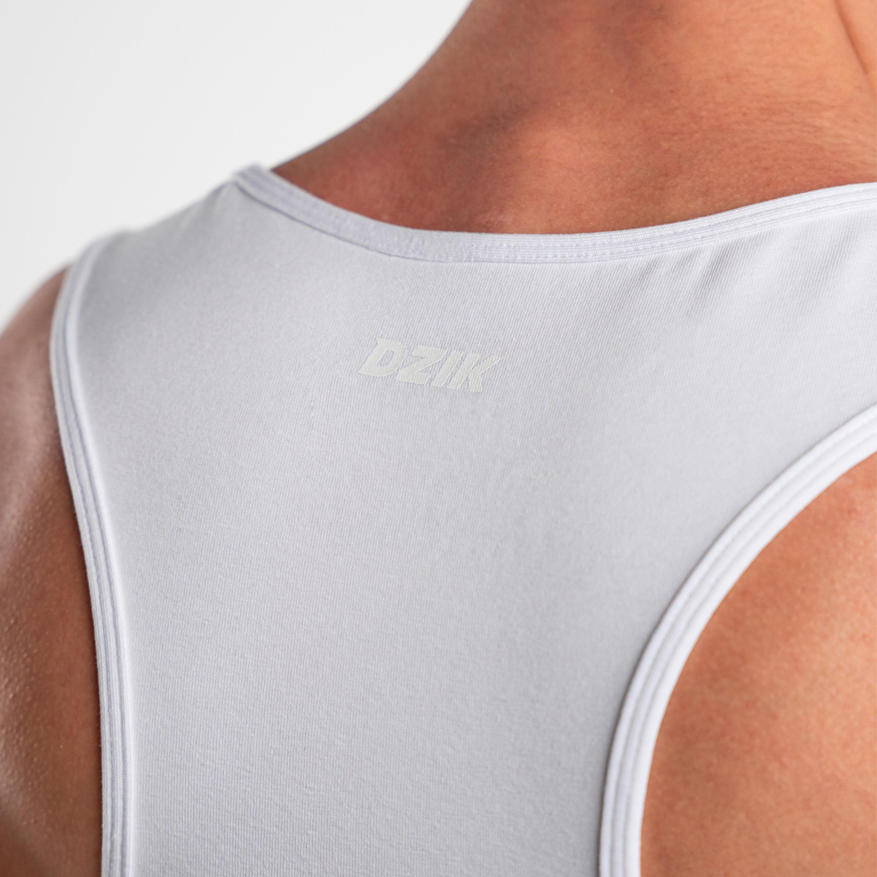 Tank top slim DZIK® biały 3/5