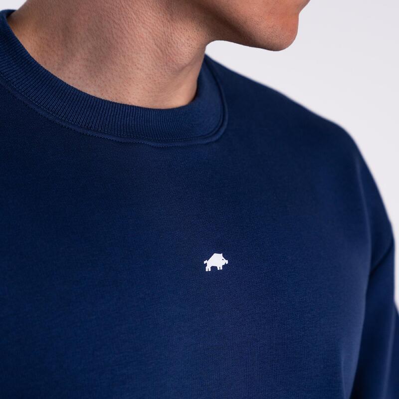 Bluza crewneck basic DZIK® granatowa
