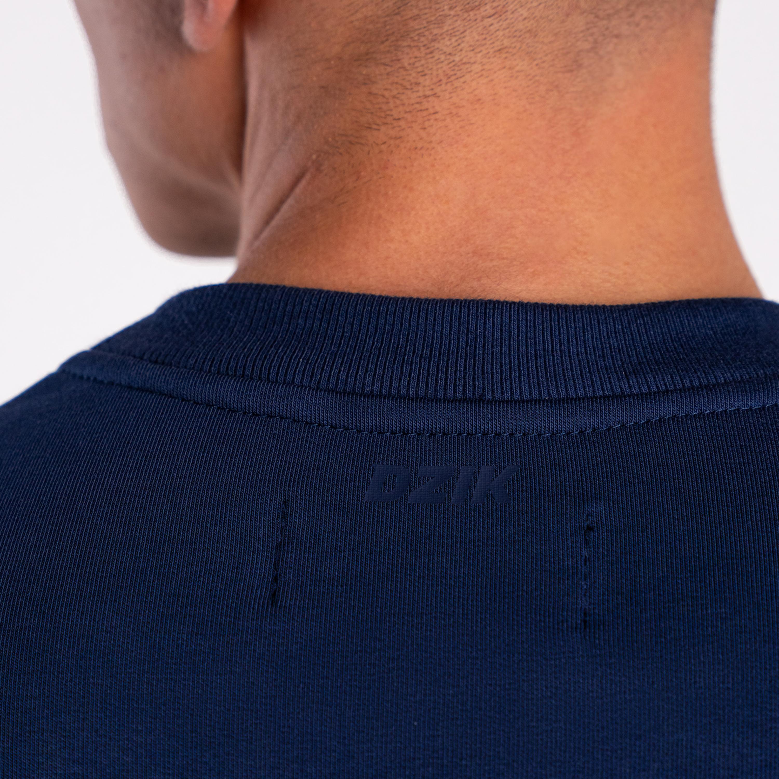 Bluza crewneck basic DZIK® granatowa 3/5