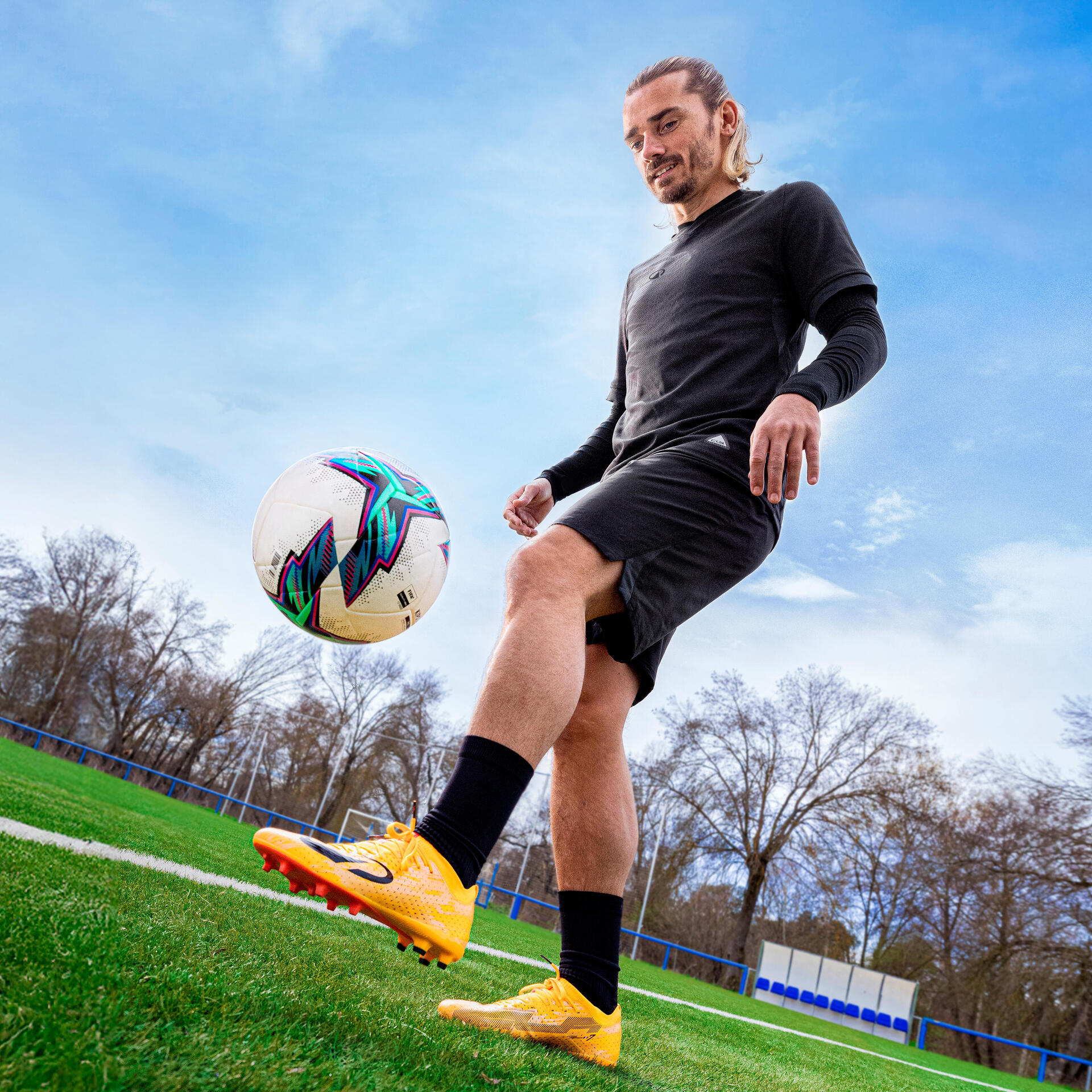 Adult Football Boots Fire Storm FG Orange