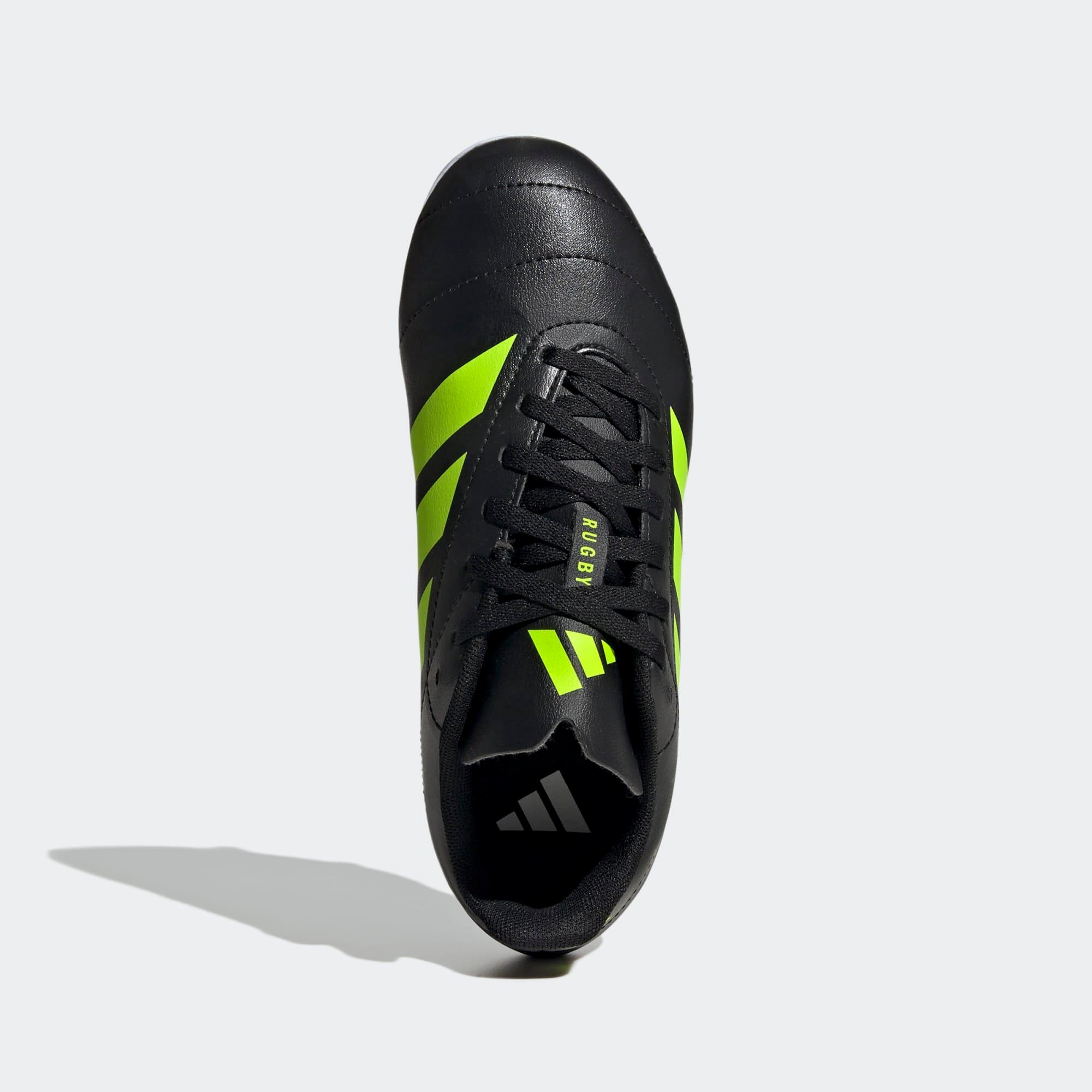 Scarpe rugby bambino ADIDAS JUNIOR SG nero-giallo 3/9