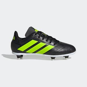 Bota de rugby Niño SG negro y amarillo