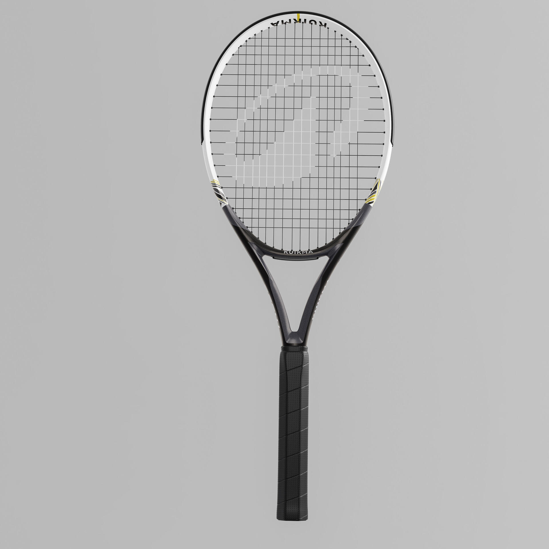All Black Racket Adult Tennis Racket TR500 - Black/Gold