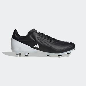 Bota de rugby tacos híbridos Adulto - RS15 SG Hybride negro y blanco