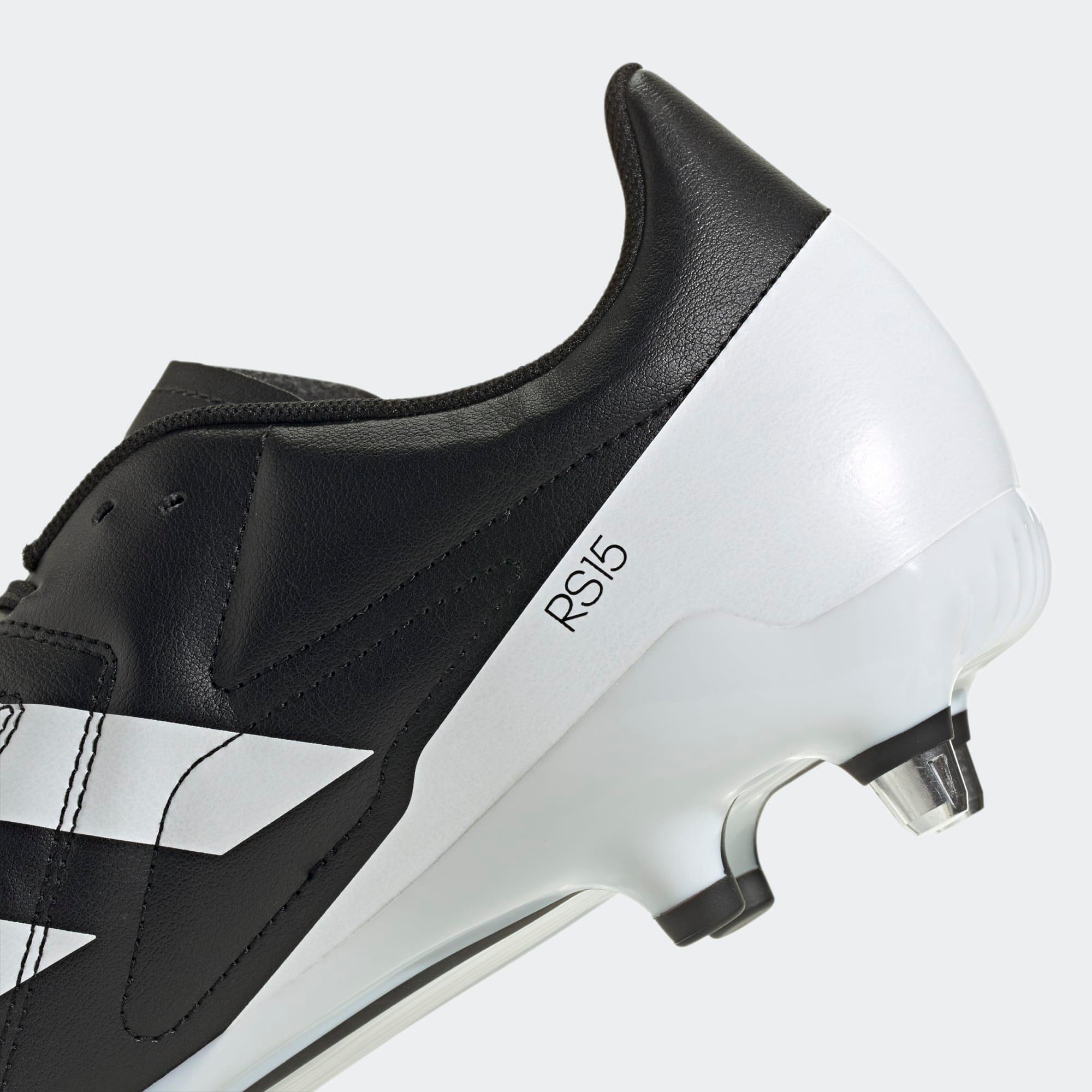 Chuteiras Híbridas de Rugby Adulto RS15 SG Hybride Preto/Branco 6/9