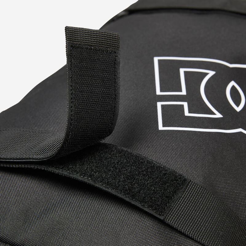 SAC A DOS DE SKATE DC SHOES STRAPPER NOIR AVEC FIXATION POUR SKATEBOARD