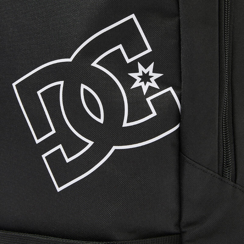 SAC A DOS DE SKATE DC SHOES STRAPPER NOIR AVEC FIXATION POUR SKATEBOARD