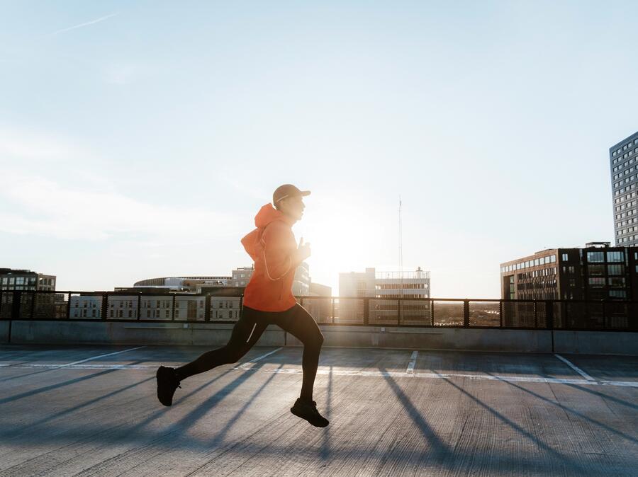woman running