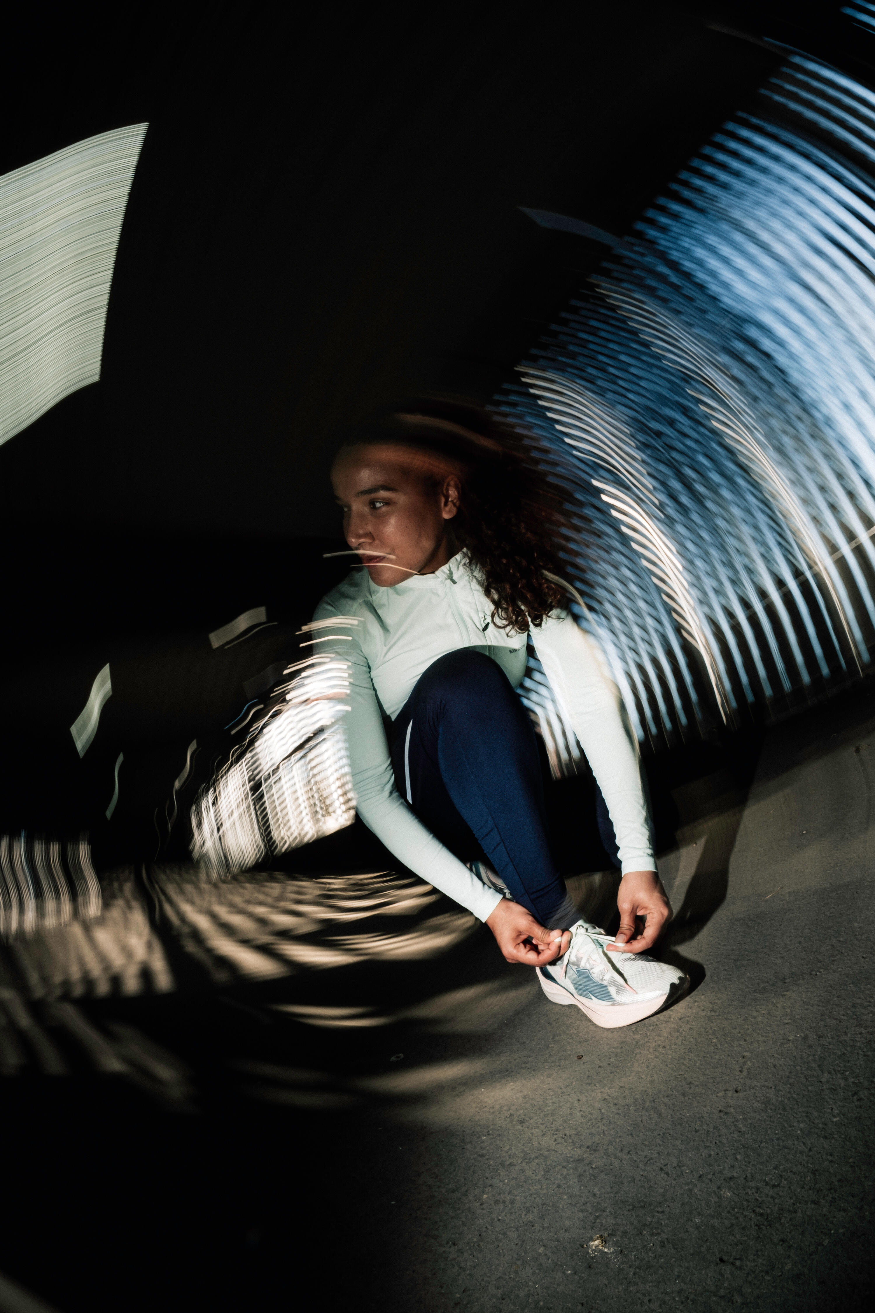 Veste de course sans manches coupe-vent femme, Run Wind 500  14/15