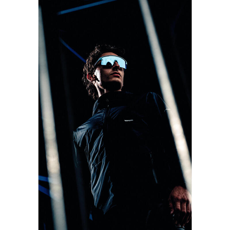 Veste de running imperméable et respirante Homme, KIPRUN Run 900 gris graphite