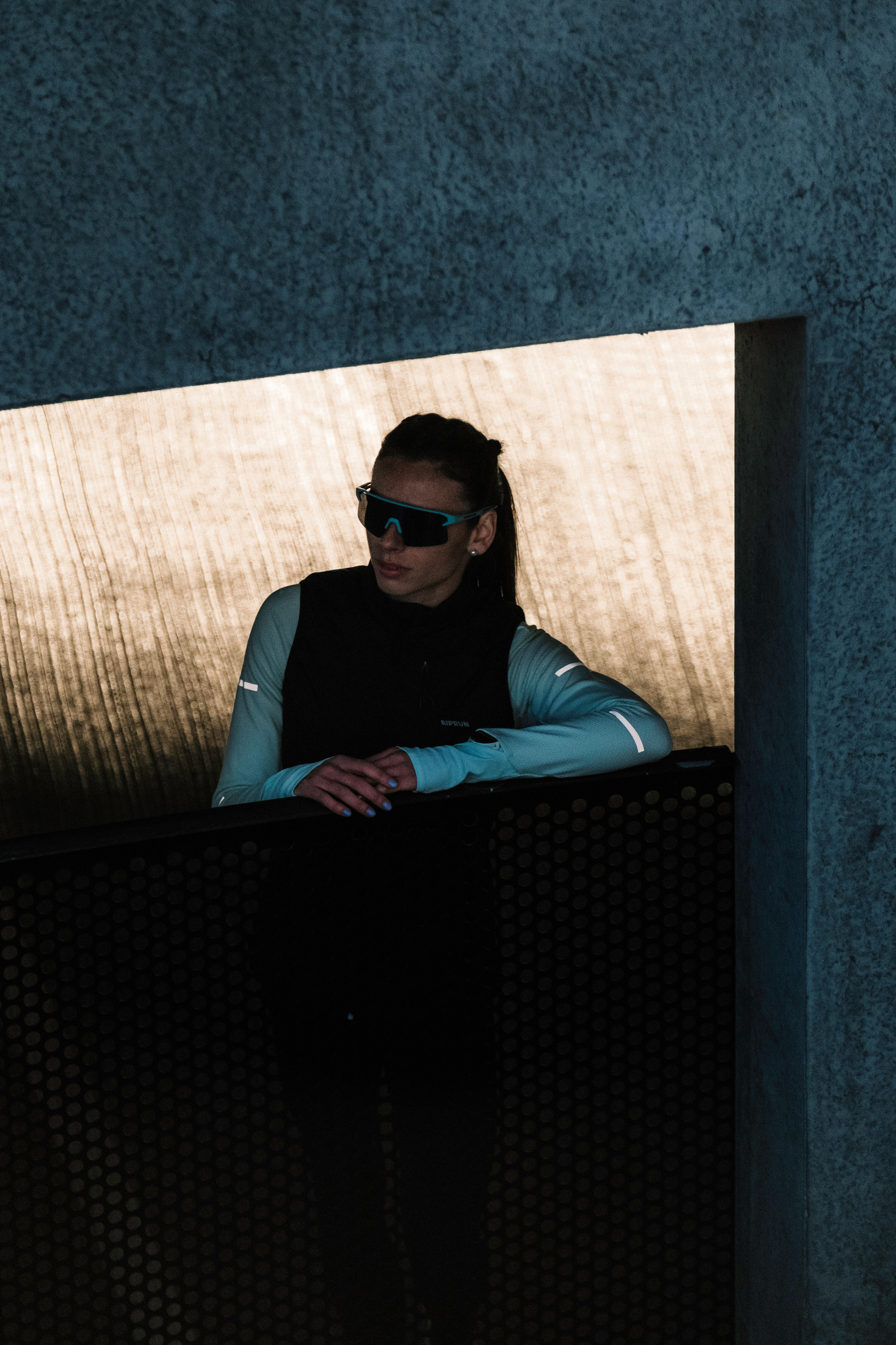 Women's Warm Running Vest, Run 500 - KIPRUN