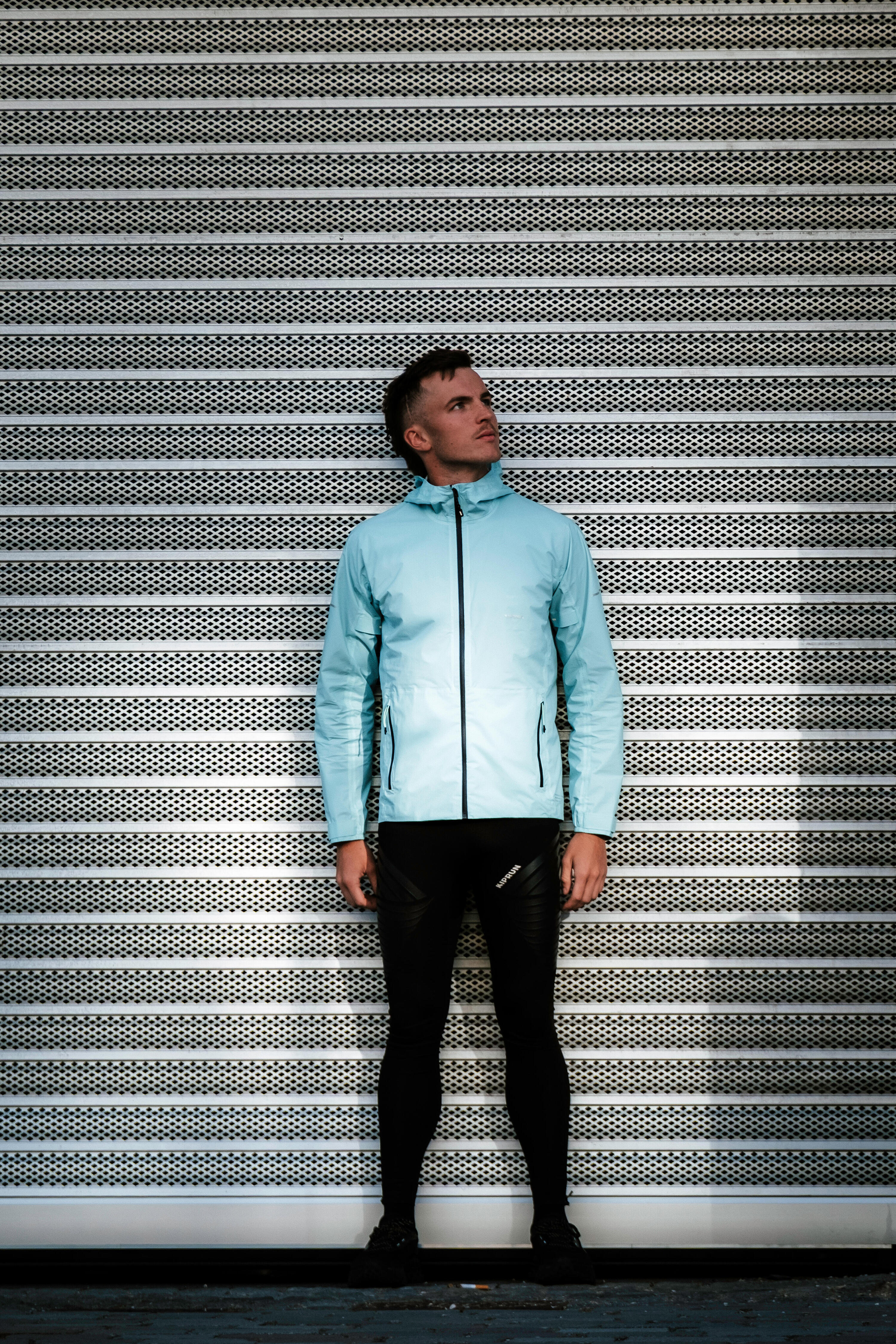 Veste de running imperméable et respirante Homme, KIPRUN run 900 vert lagon 8/10