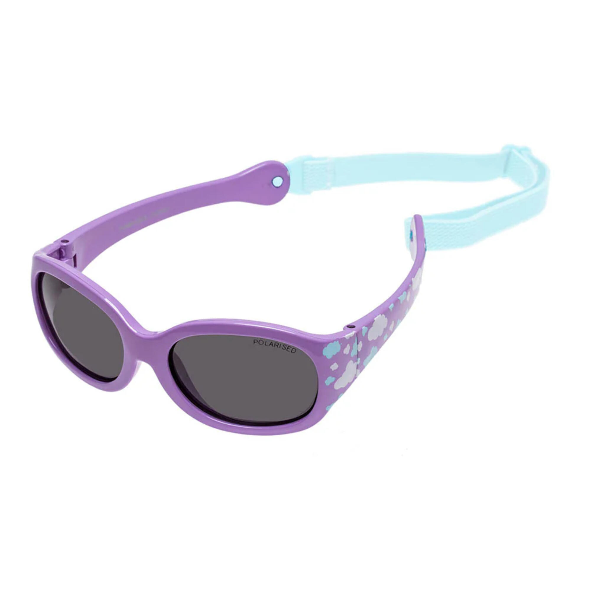 Cancer Council Bumblebee Infants Sunglasses - Lilac/Smoke Polarized Lenses