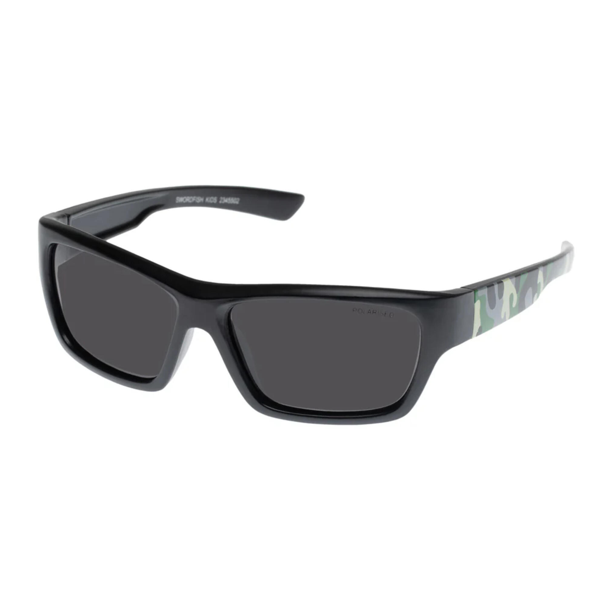 Cancer Council Kids Swordfish Sunglasses - Black Camo